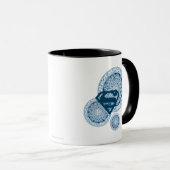 Supergirl Blue Circle Design Tasse (VorderseiteRechts)