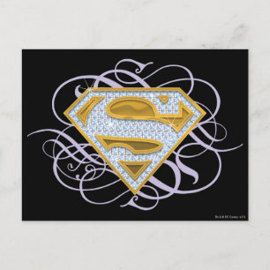 Supergirl Blue Jewels 2 Postkarte
