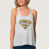 Supergirl Blue Jewels Tank Top (Vorderseite)