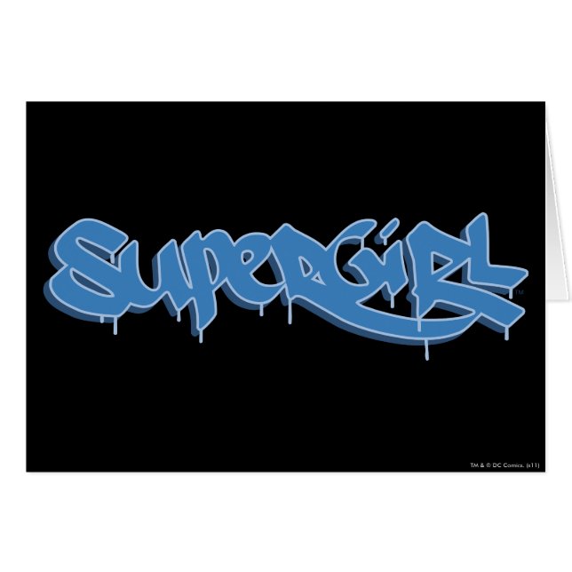 Supergirl Blue Logo (Vorderseite (Horizontal))