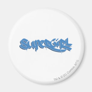 Supergirl Blue Logo Magnet