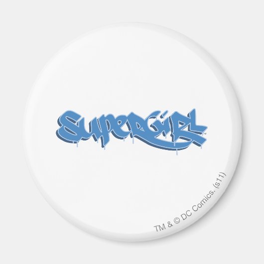 Supergirl Blue Logo Magnet (Vorne)