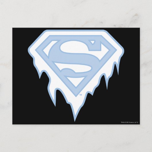 Supergirl Blue Logo Postkarte (Vorderseite)