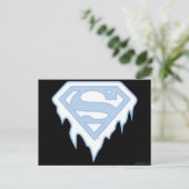 Supergirl Blue Logo Postkarte (Stehend Vorderseite)