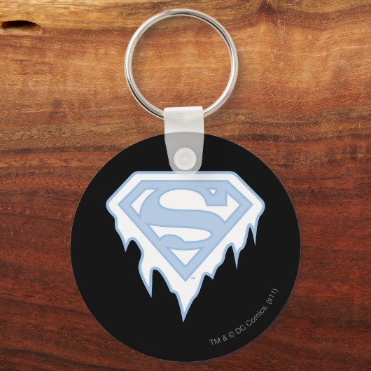 Supergirl Blue Logo Schlüsselanhänger (Vorderseite)