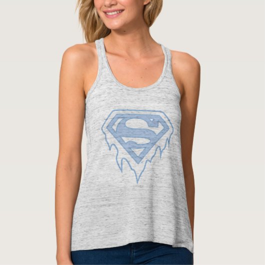 Supergirl Blue Logo Tank Top (Vorderseite)