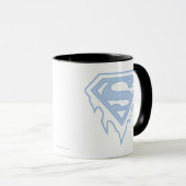Supergirl Blue Logo Tasse (VorderseiteRechts)