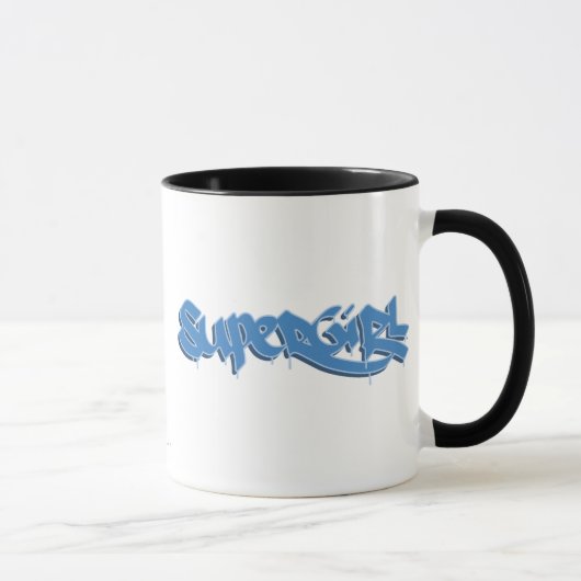 Supergirl Blue Logo Tasse (Rechts)