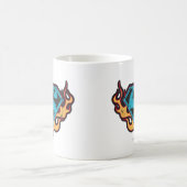 Supergirl Blue Logo with Flames Kaffeetasse (Mittel)