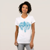 Supergirl Blue Wings T-Shirt (Vorne ganz)