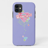 Supergirl Blume Madness Case-Mate iPhone Hülle (Rückseite)