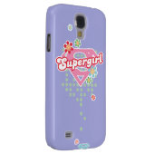 Supergirl Blume Madness Case-Mate Samsung Galaxy Hülle (Rückseite/rechts)