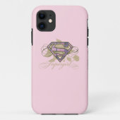 Supergirl Blumen Case-Mate iPhone Hülle (Rückseite)