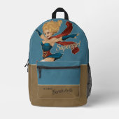 Supergirl Bombshell Bedruckter Rucksack (Vorderseite)