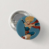 Supergirl Bombshell Button (Vorne & Hinten)