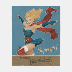 Supergirl Bombshell Fleecedecke