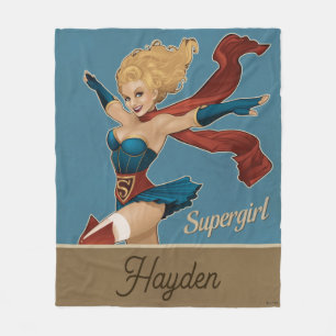 Supergirl Bombshell Fleecedecke