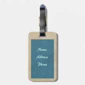 Supergirl Bombshell Gepäckanhänger (Rückseite vertikal)