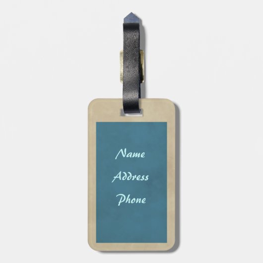 Supergirl Bombshell Gepäckanhänger (Rückseite vertikal)