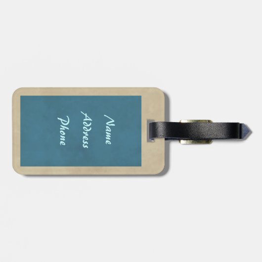 Supergirl Bombshell Gepäckanhänger (Rückseite horizontal)