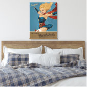 Supergirl Bombshell Leinwanddruck (Insitu (Schlafzimmer))