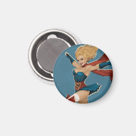 Supergirl Bombshell Magnet (Vorderseite/Rückseite)