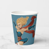 Supergirl Bombshell Pappbecher (Vorderseite)