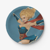 Supergirl Bombshell Pappteller (Vorderseite)