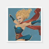 Supergirl Bombshell Serviette (Vorderseite)