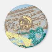 Supergirl Box Seat Blue Magnet (Vorne)