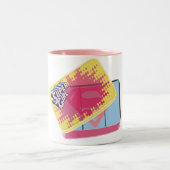 Supergirl Box Zweifarbige Tasse (Mittel)
