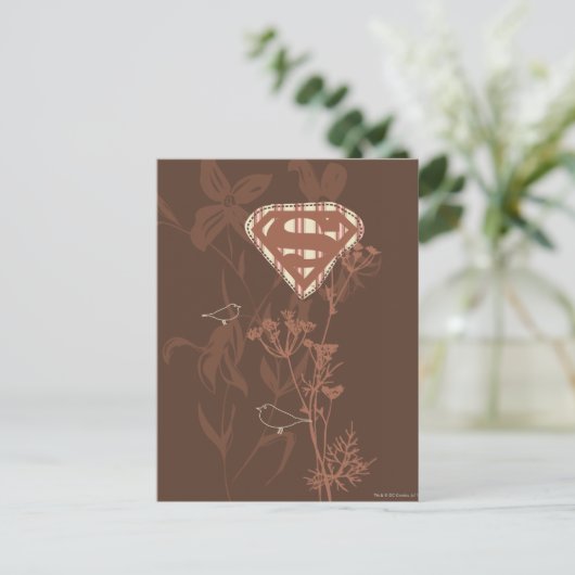 Supergirl Brown Bird Postkarte (Stehend Vorderseite)