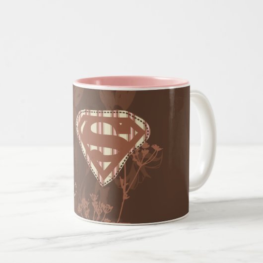Supergirl Brown Bird Zweifarbige Tasse (VorderseiteRechts)