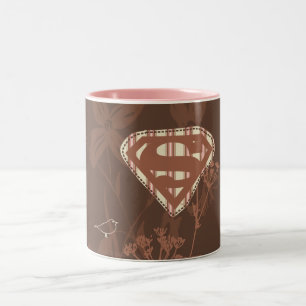 Supergirl Brown Bird Zweifarbige Tasse