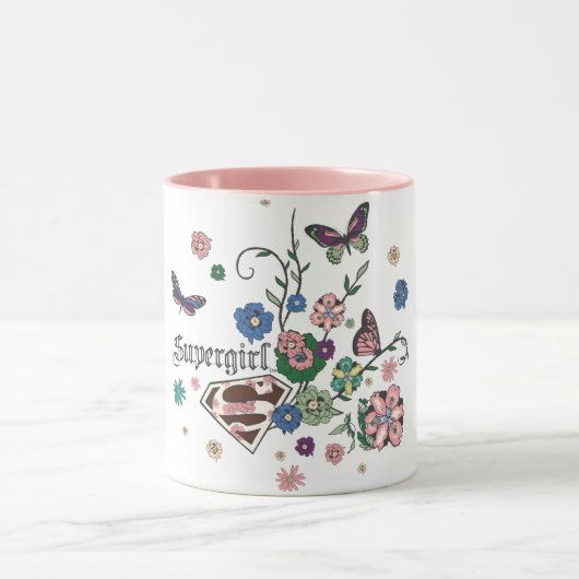 Supergirl Butterflies Tasse (Zentrum)