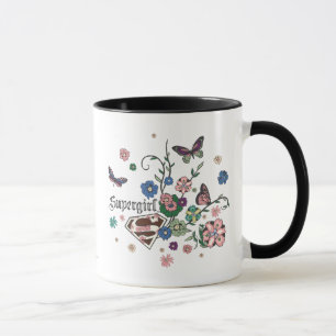 Supergirl Butterflies Tasse