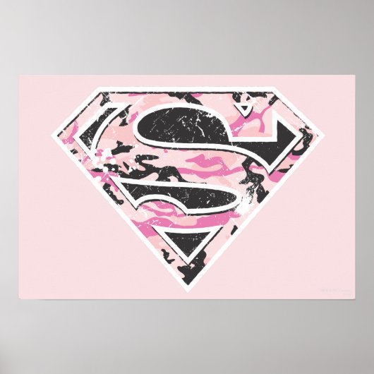 Supergirl Camouflage Logo Poster (Vorne)