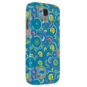 Supergirl Circle Blue Muster Case-Mate Samsung Galaxy Hülle (Rückseite/rechts)
