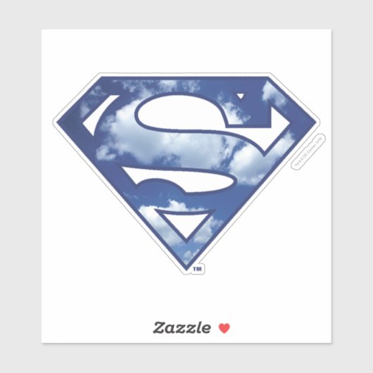 Supergirl Cloud Logo Aufkleber (Blatt)
