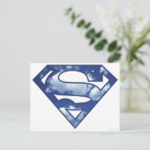 Supergirl Cloud Logo Postkarte (Stehend Vorderseite)