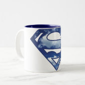 Supergirl Cloud Logo Zweifarbige Tasse (Vorderseite Links)