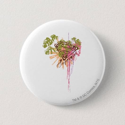 Supergirl Color Splash Button (Vorderseite)