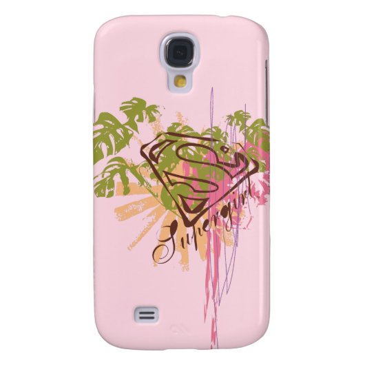 Supergirl Color Splash Case-Mate Samsung Galaxy Hülle (Rückseite)