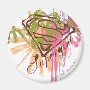 Supergirl Color Splash Magnet