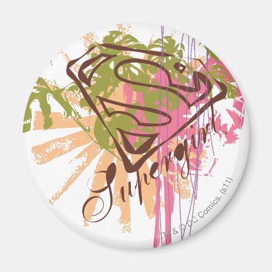 Supergirl Color Splash Magnet (Vorne)