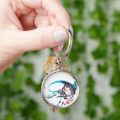 Supergirl Color Splash Pose 2 Schlüsselanhänger (Hand)