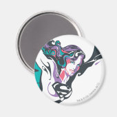 Supergirl Color Splash Pose 3 Magnet (Vorderseite/Rückseite)