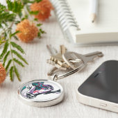 Supergirl Color Splash Pose 3 Schlüsselanhänger (Seite)