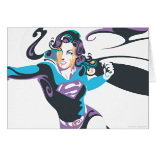 Supergirl Color Splash Pose 4