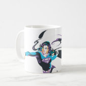 Supergirl Color Splash Pose 4 Kaffeetasse (Vorderseite Links)